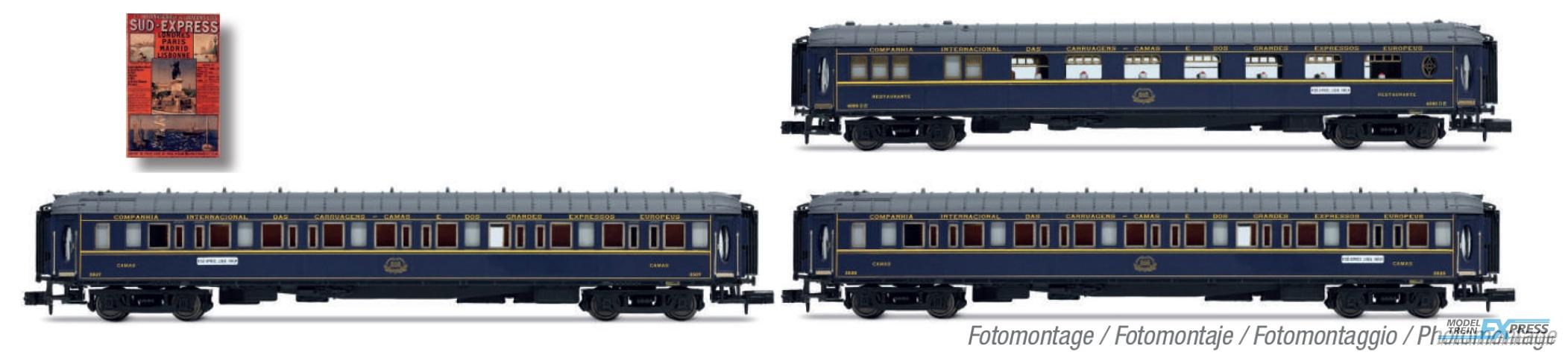 Arnold 4487 CIWL, 3-unit pack "Sud-expreso", set 2/2 (VPC Étoile du Nord + WL + WL), ep. III-IV