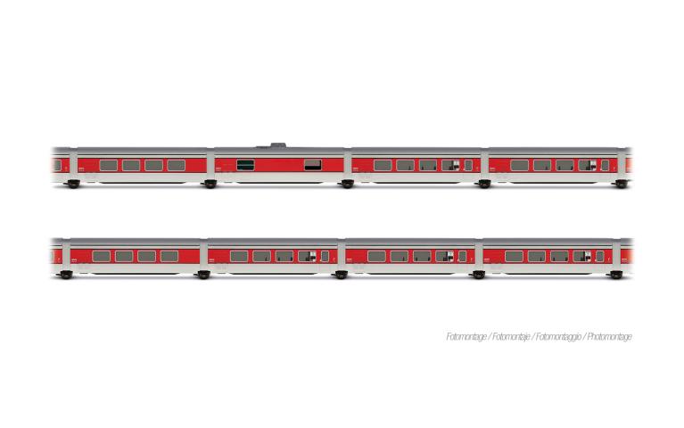 Arnold 4511 RENFE, 8-unit pack compl. set Talgo III RD TEE "Catalan Talgo", original livery, ep. III