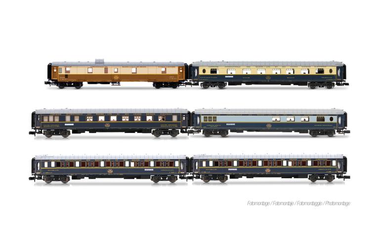Arnold 4522 Intraflug/CIWL, 6-unit pack "50 years of Nostalgie-Istanbul-Orient-Express", 1976