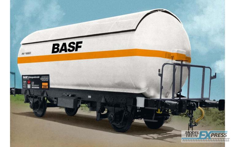 Arnold 6476 BASF, 2-unit pack of 2-axle gas tank wagon, period IV
