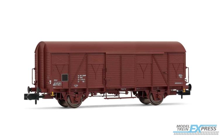 Arnold 6515 SNCF, 2-unit pack, 2-axle covered wagons type G4, period IV