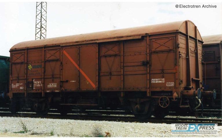 Arnold 6518 RENFE, 2-unit pack 2-axle closed wagon J2 "vagones aislantes" period IV-V