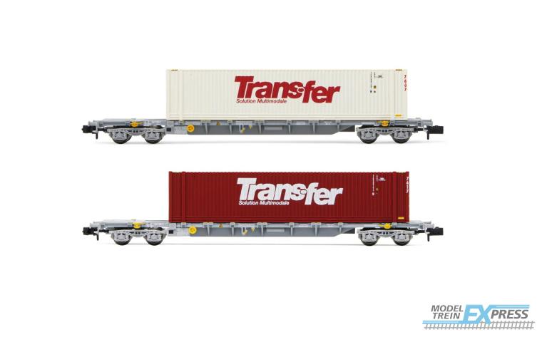 Arnold 6584 SNCF2-unit pack 4-axle 60 container wagons Novatrans Sgss