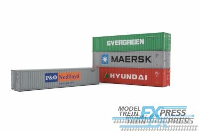 Arnold 8202 Set x 4 40' containers with different ad