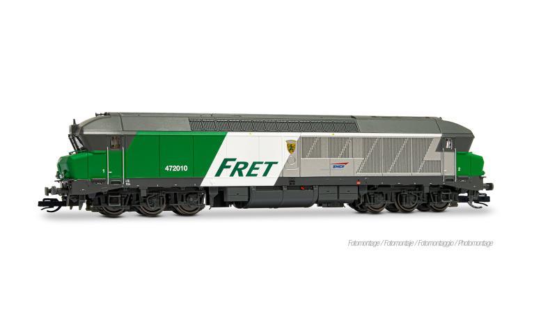 Arnold 9088HM SNCF, 6-axle diesel locomotive CC 72010, "FRET", ep. IV-V, with BLE Sound Decoder