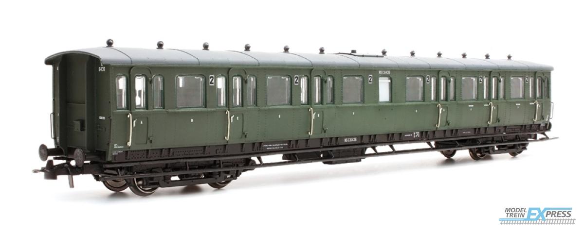 Artitec 20.254.05 C12c C6436, groen, grijs dak, 2e klasseborden hoog, 1947, IIIa (unicum)