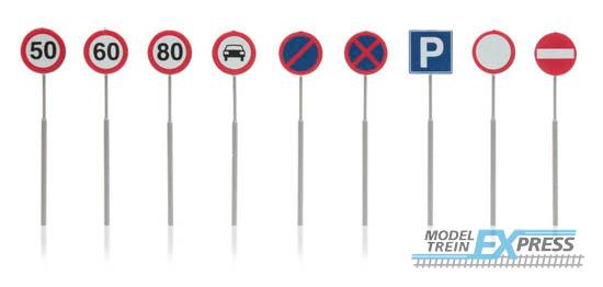 Artitec 316.046 NL-verkeersborden: snelheid, parkeer, verbod 9 stuks