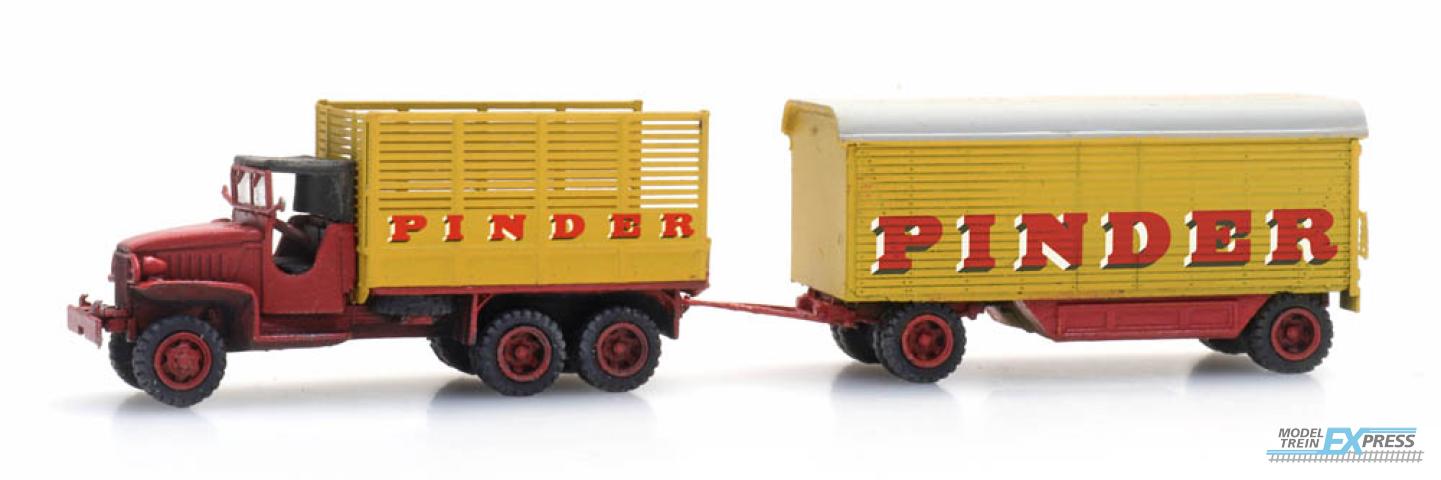 Artitec 316.086 Pinder Circuswagen + GMC 353