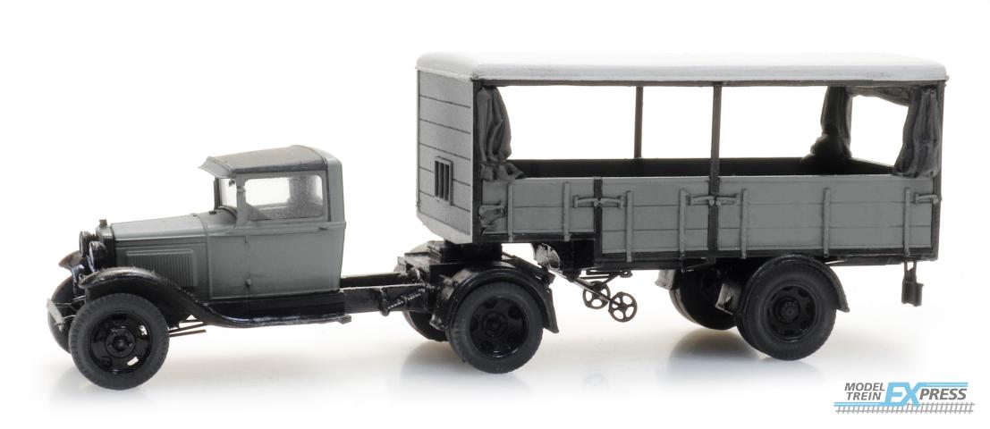 Artitec 387.664 Ford Model AA oplegger grijs