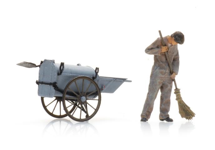 Artitec 5120021 Straatveger met karretje (1x)