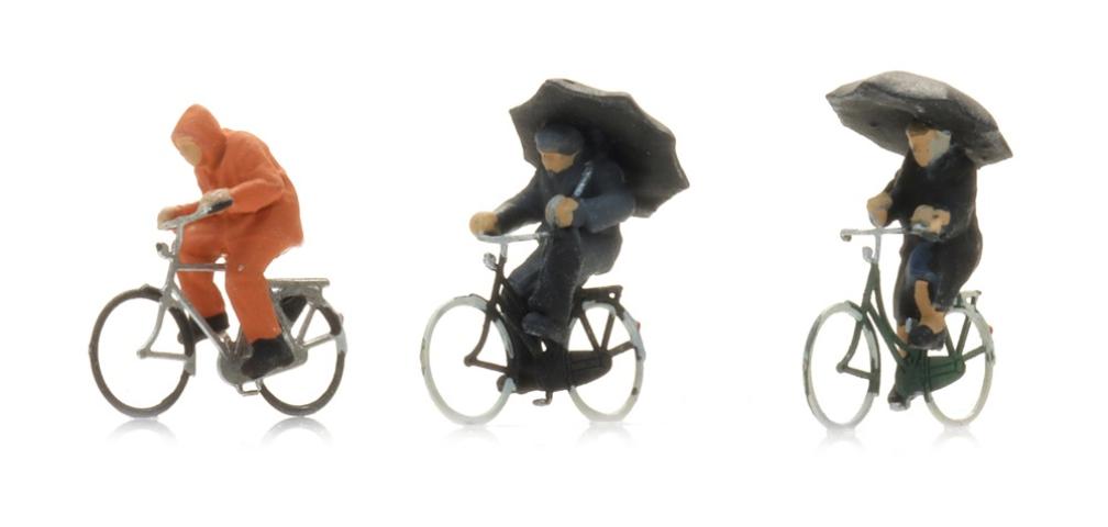 Artitec 5160037 Fietsers in de regen (3x)