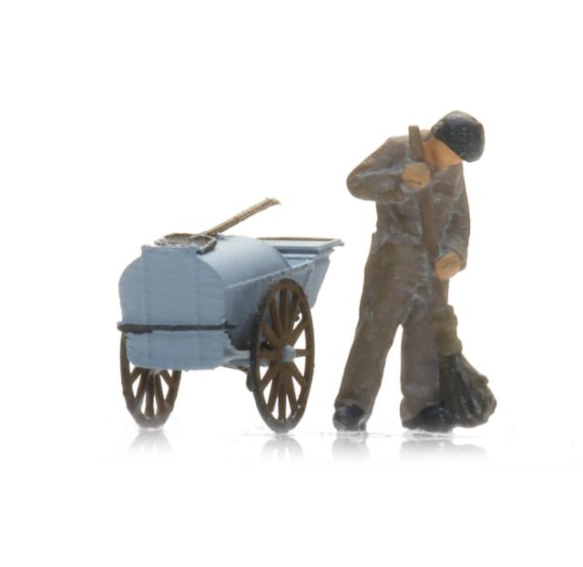 Artitec 5160045 Straatveger met karretje (1x)