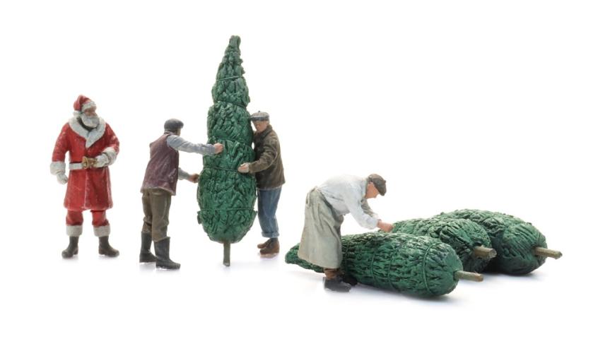 Artitec 5160072 Kerstman met kerstboom sjouwers