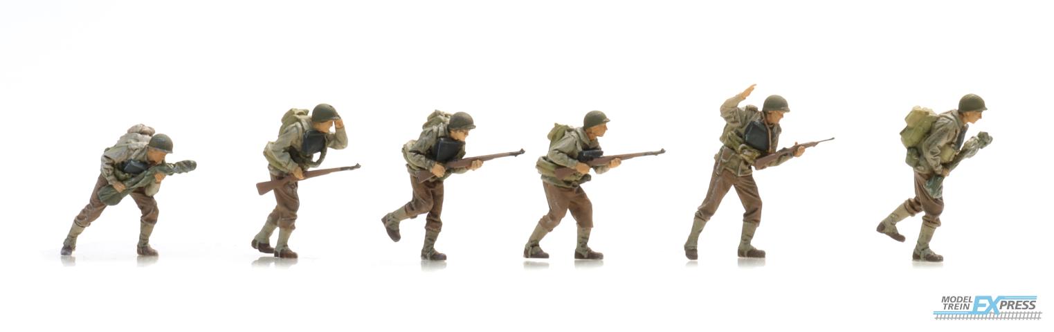 Artitec 5870116 US D-Day Infanterie bestormt strand (6x)
