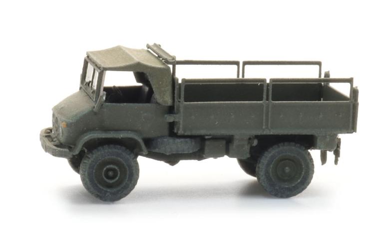 Artitec 6160114 BRD Unimog 404s Pritsche offen gelboliv