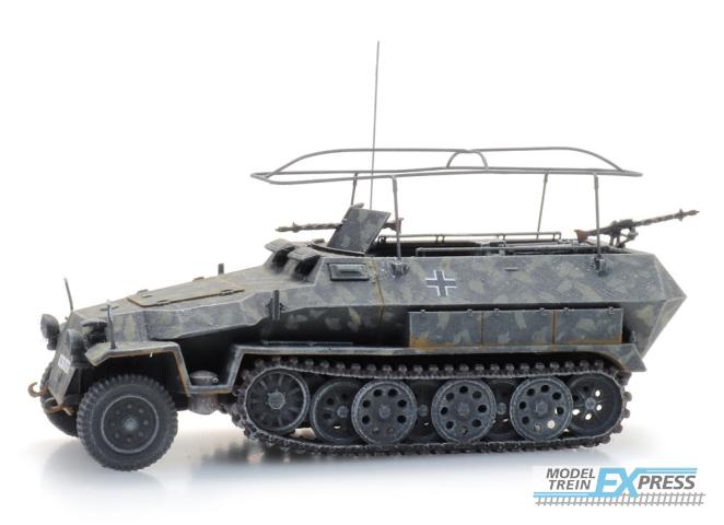 Artitec 6870481 WM Sd.Kfz. 251/3 Ausf. C, Funkpanzerwagen, Tarnung-grau