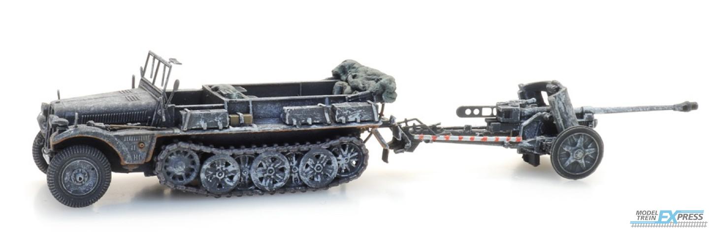 Artitec 6870489 WM Sd.Kfz. 10 + PAK 38, Winter