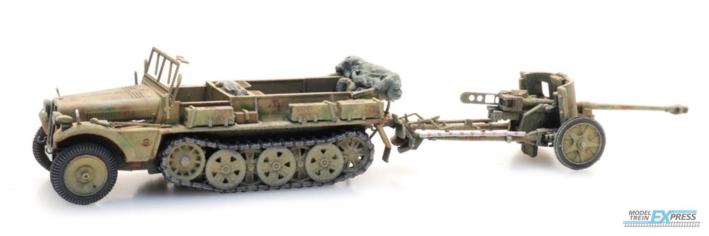 Artitec 6870491 WM Sd.Kfz. 10 + PAK 38 Tarnung