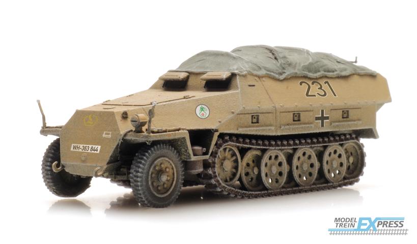 Artitec 6870530 WM Sd.Kfz. 251 1 Ausf D gelb Bahnverladung