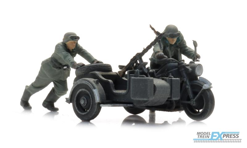 Artitec 6870750 WM Pech: Zündapp met zijspan + 2 figuren