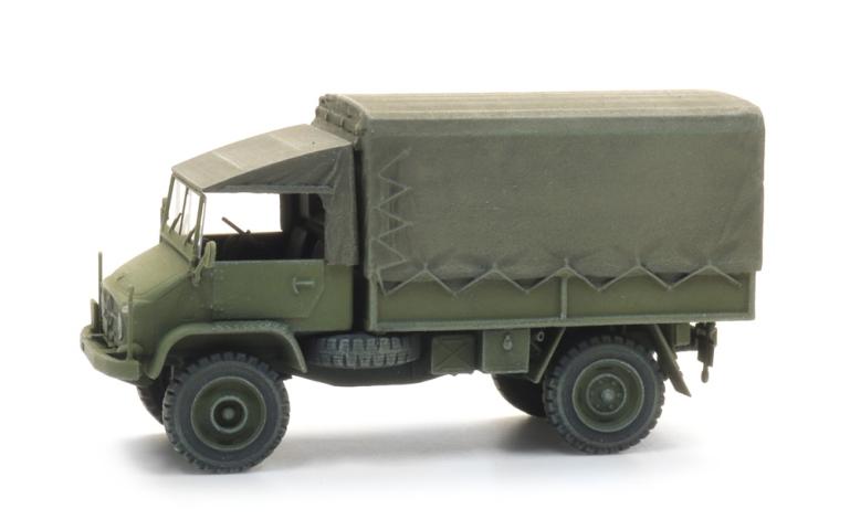 Artitec 6870782 CH Unimog 404s Pritsche Plane