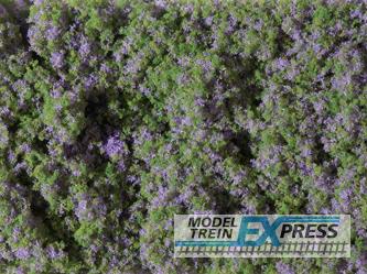 Auhagen 76931 Bloemen mat, paars / Blumenmatte violett (95x150 mm)