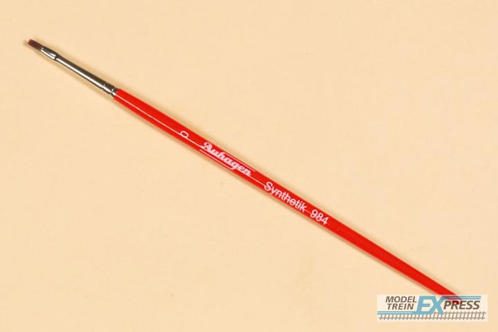 Auhagen 78231 Modelbouw penseel vlak 0 / Modellbaupinsel 0 (Synthetisch)