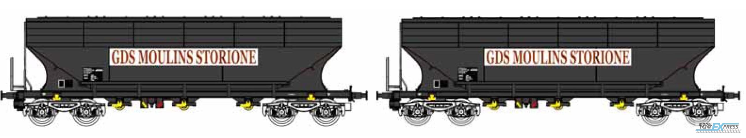 B-Models 45.378 Graanwagens GDS Moulilns  DB
