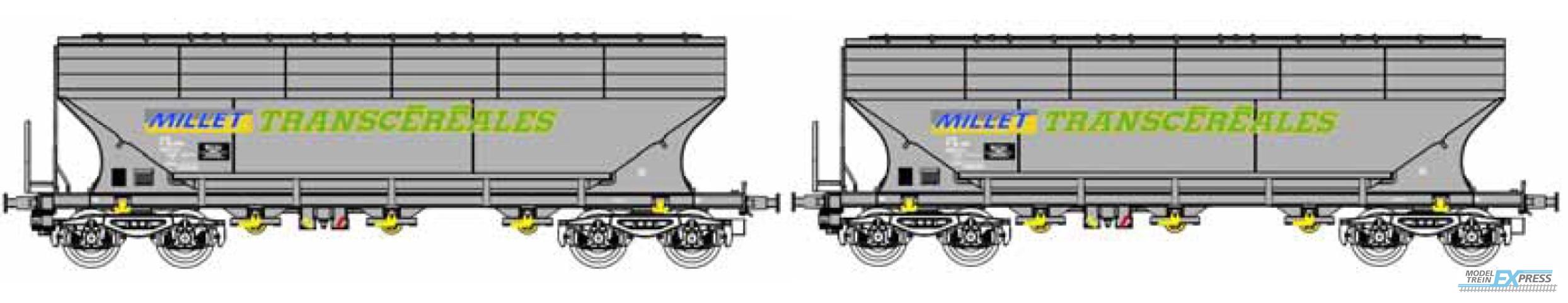 B-Models 45.380 Graanwagens Millet transcereales  SNCB