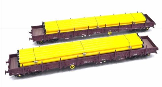 B-Models 45.440 Res wagon - met lading, CFL , set A