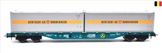 B-Models 54.175 Sgns containerwagon, SNCB  B-cargo, Bulk container Bertschi AG