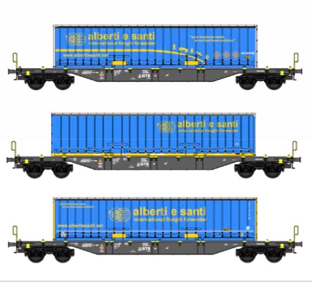 B-Models 54.304 Limited edition set 5 : GTS - Alberti e Santi