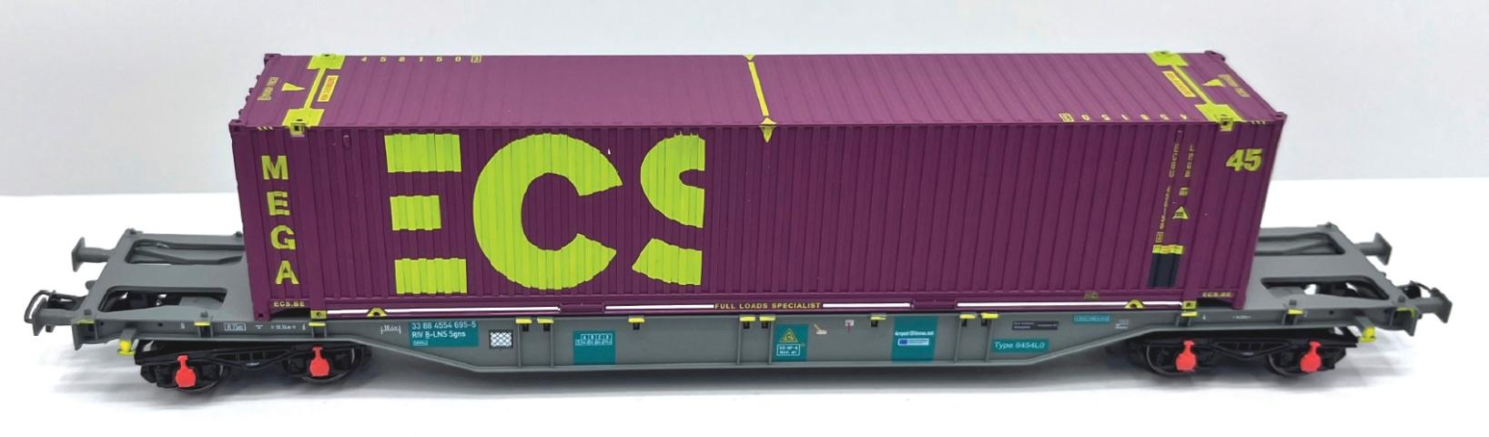 B-Models 54.417 Sgns + 45ft container, Lineas + ECS new logo, MEGA