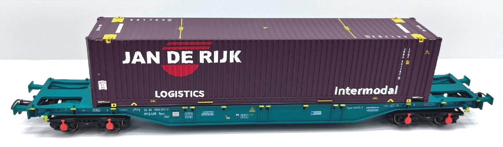 B-Models 54.418 Sgns + 45ft container, Lineas + Jan De Rijk Logistics