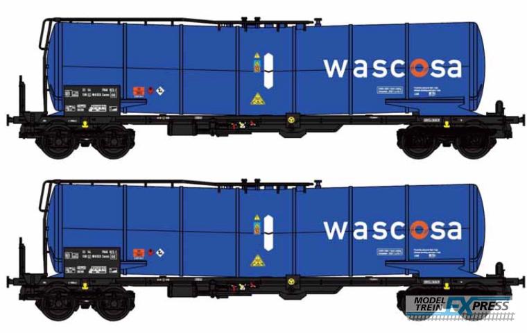 B-Models 81063 Knik-ketelwagons, set van 2 wagons, Wascosa
