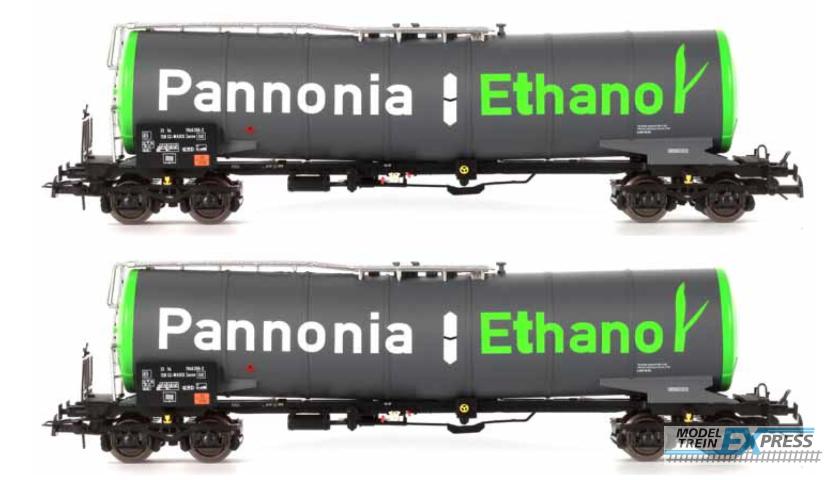 B-Models 81084 Knik-ketelwagons, set van 2 wagons, Pannonnia Ethanol