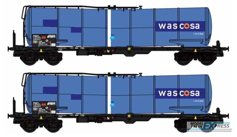 B-Models 81088 Knik-ketelwagons, set van 2 wagons, Wascosa