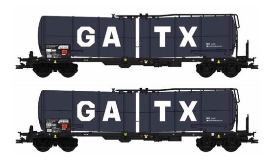 B-Models 81100 Knik-ketelwagons, set van 2 wagons, GATX