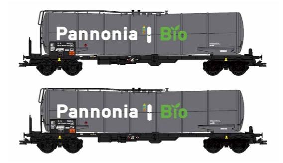 B-Models 81102 Knik-ketelwagons, set van 2 wagons, Pannonia Bio