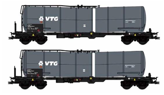 B-Models 81104 Knik-ketelwagons, set van 2 wagons, VTG
