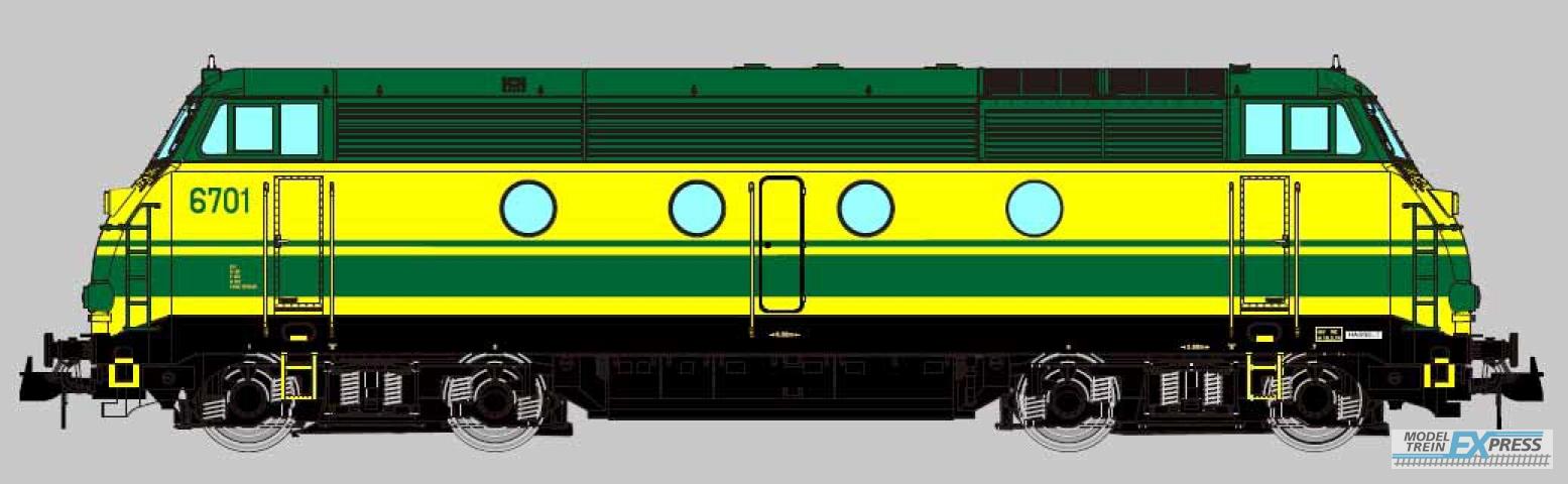 B-Models 9126.01 Diesel 6701, DC. 2-Rail