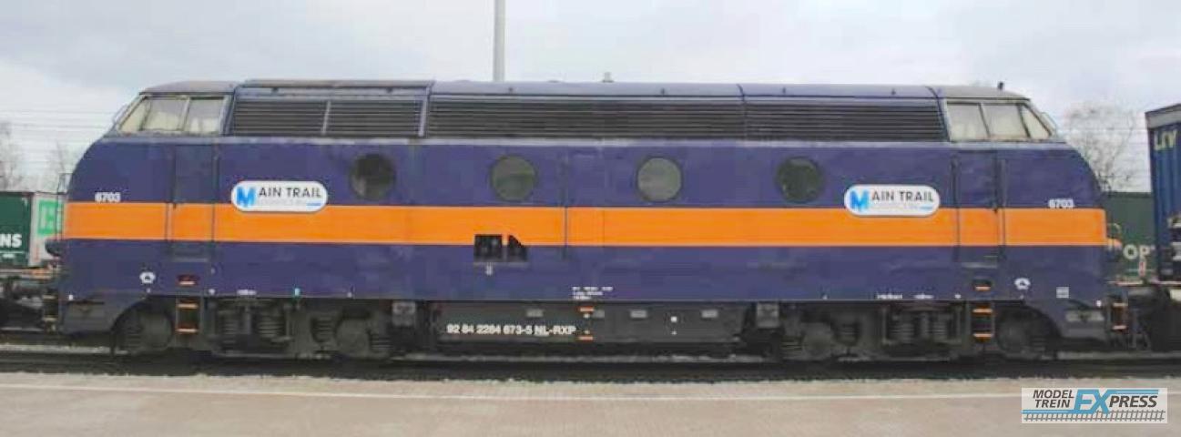 B-Models 9127.01 Diesel 6703 MTL, DC. 2-Rail