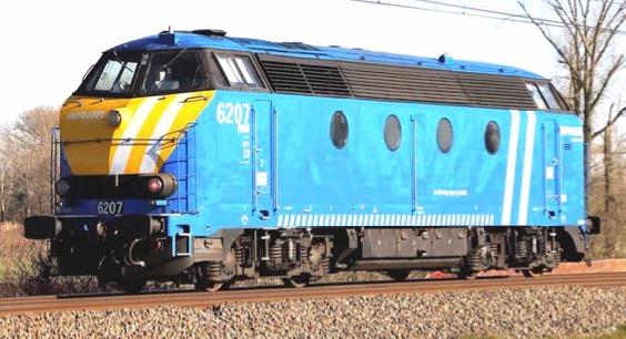 B-Models 9134.05 Diesel 62, 6207 infrabel, AC. 3-Rail Digital Sound