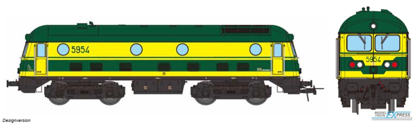 B-Models 9311.05 Diesel 5954, AC. 3-Rail Digital Sound
