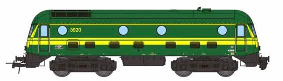 B-Models 9315.04 Diesel 59, 5920, AC. 3-Rail Digital