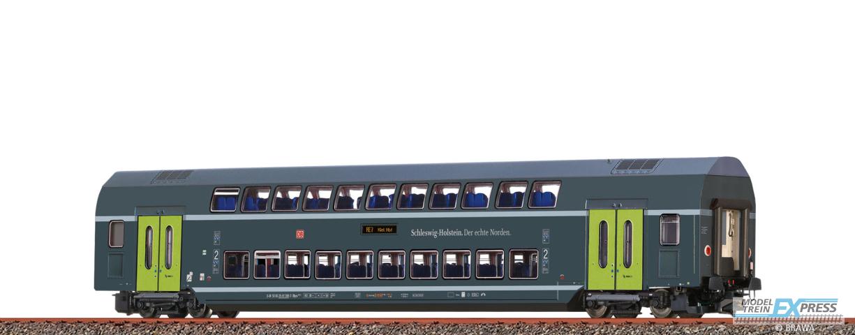 Brawa 44581 H0 TWINDEXX VARIO® Doppelstock-Mittelwagen 2. Kl. NAH.SH (Kiel Hbf), DC Analog BASIC+