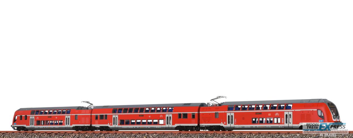 Brawa 44593 H0 TWINDEXX Vario® Doppelstock-Triebzug DB AG, 3er-Set (Nürnberg Hbf), AC Digital EXTRA
