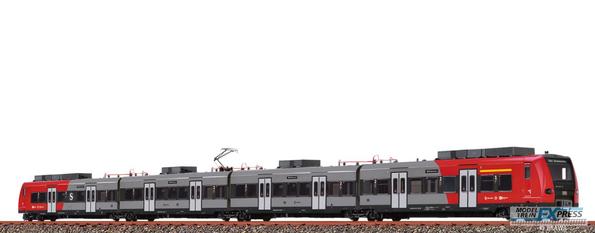 Brawa 44652 H0 Elektrotriebwagen BR 424 DB AG, S-Bahn Köln (Köln Hansaring), DC Analog BASIC+