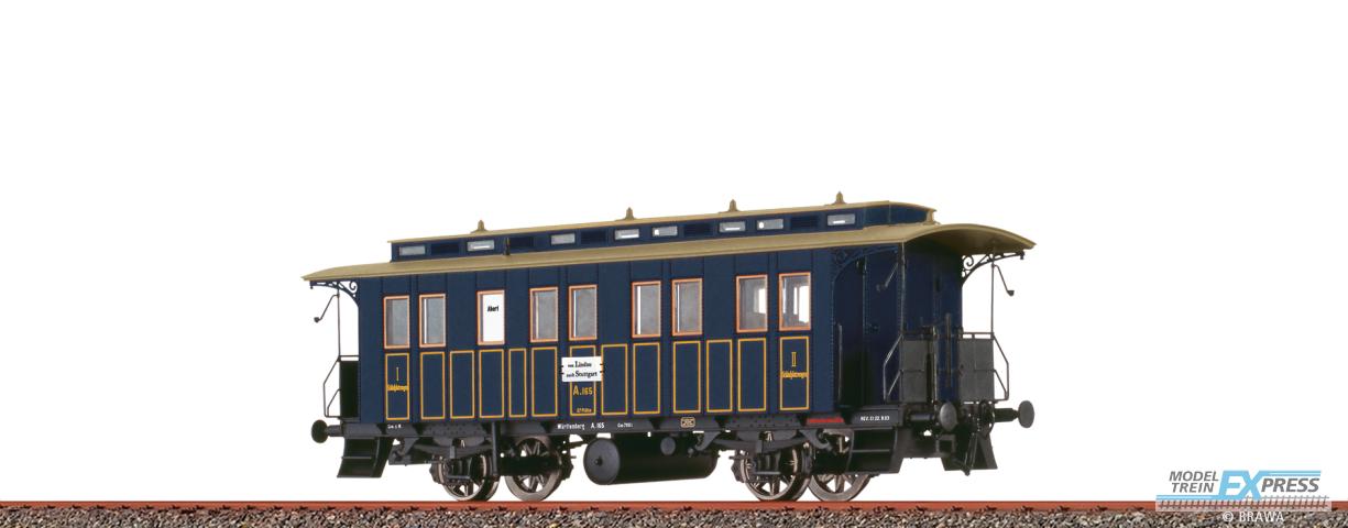 Brawa 45620 H0 Schlafplatzwagen A K.W.St.E.