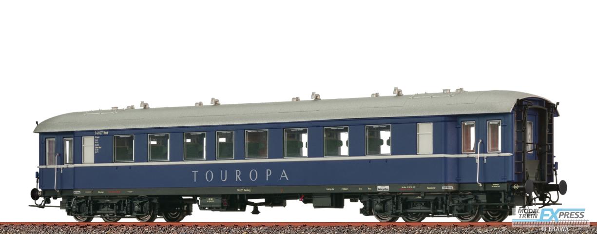 Brawa 46210 H0 Personenwagen C4ywe "Touropa" DB, DC LED+
